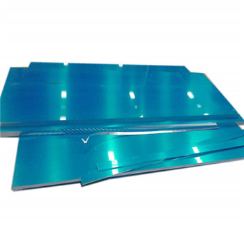 Mirror Rampung PVC Dilapisi 1mm 1050 1060 1100 H14 Lembar Aluminium kanggo Industri 