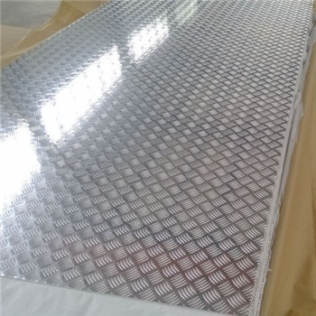 3003 5052 Plate Tread Brite Diamond Aluminium Alloy Plate Five Bar Checker Plate kanggo Tool Box 